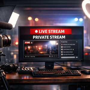 Private Livestream Page Setup