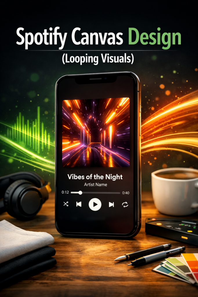 Spotify Canvas Design (Looping Visuals)