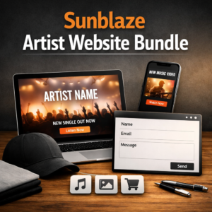 Sunblaze Artist Website Bundle