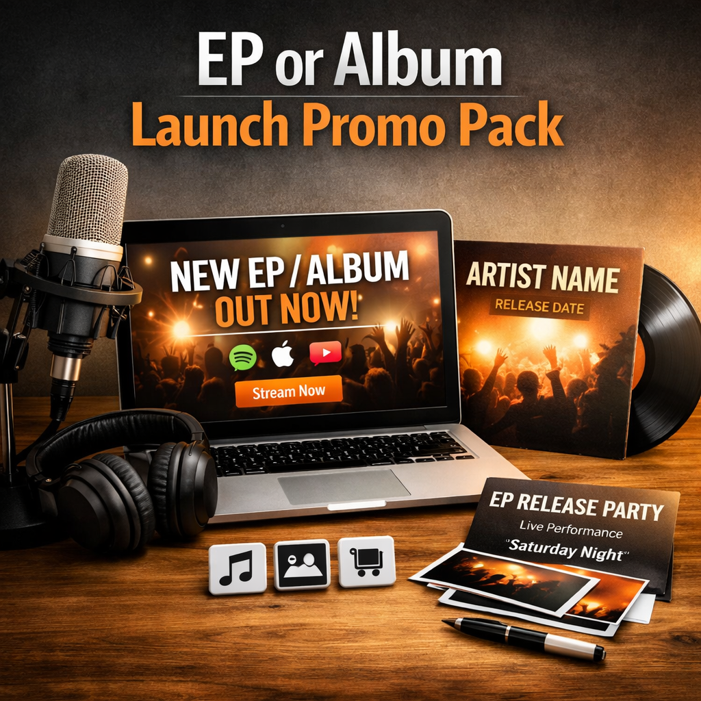 EP or Album Launch Promo Pack