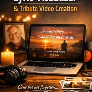 Lyric Visualizer & Tribute Video Creation
