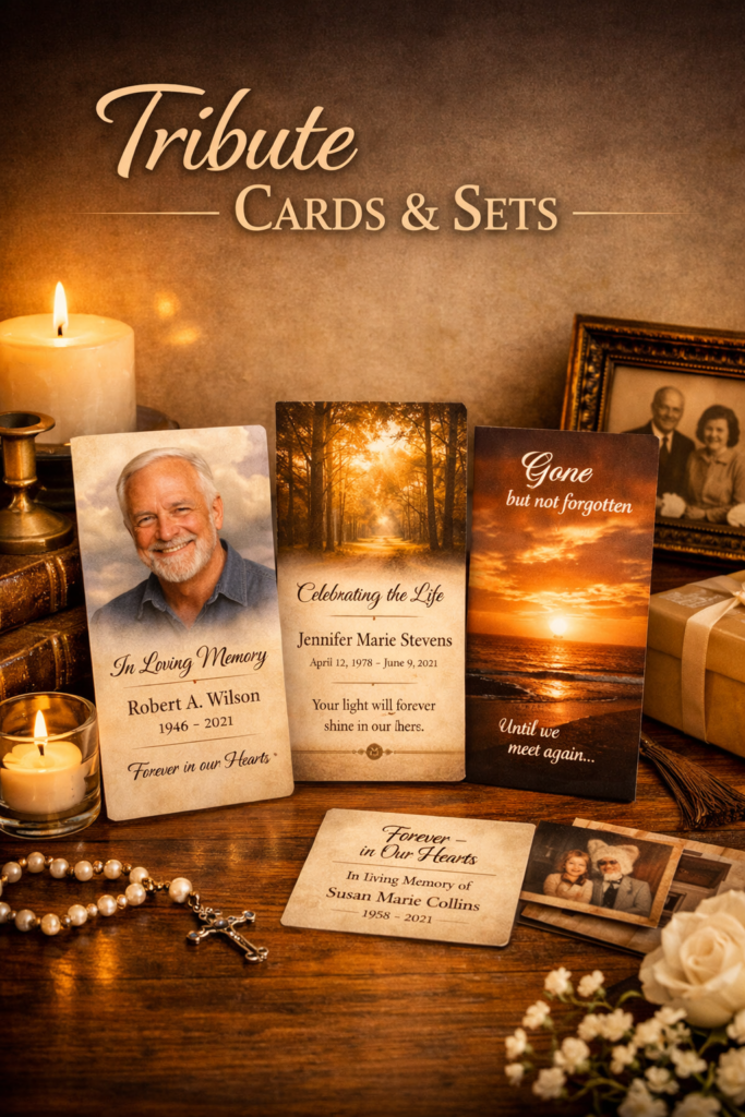 Tribute Cards & Sets